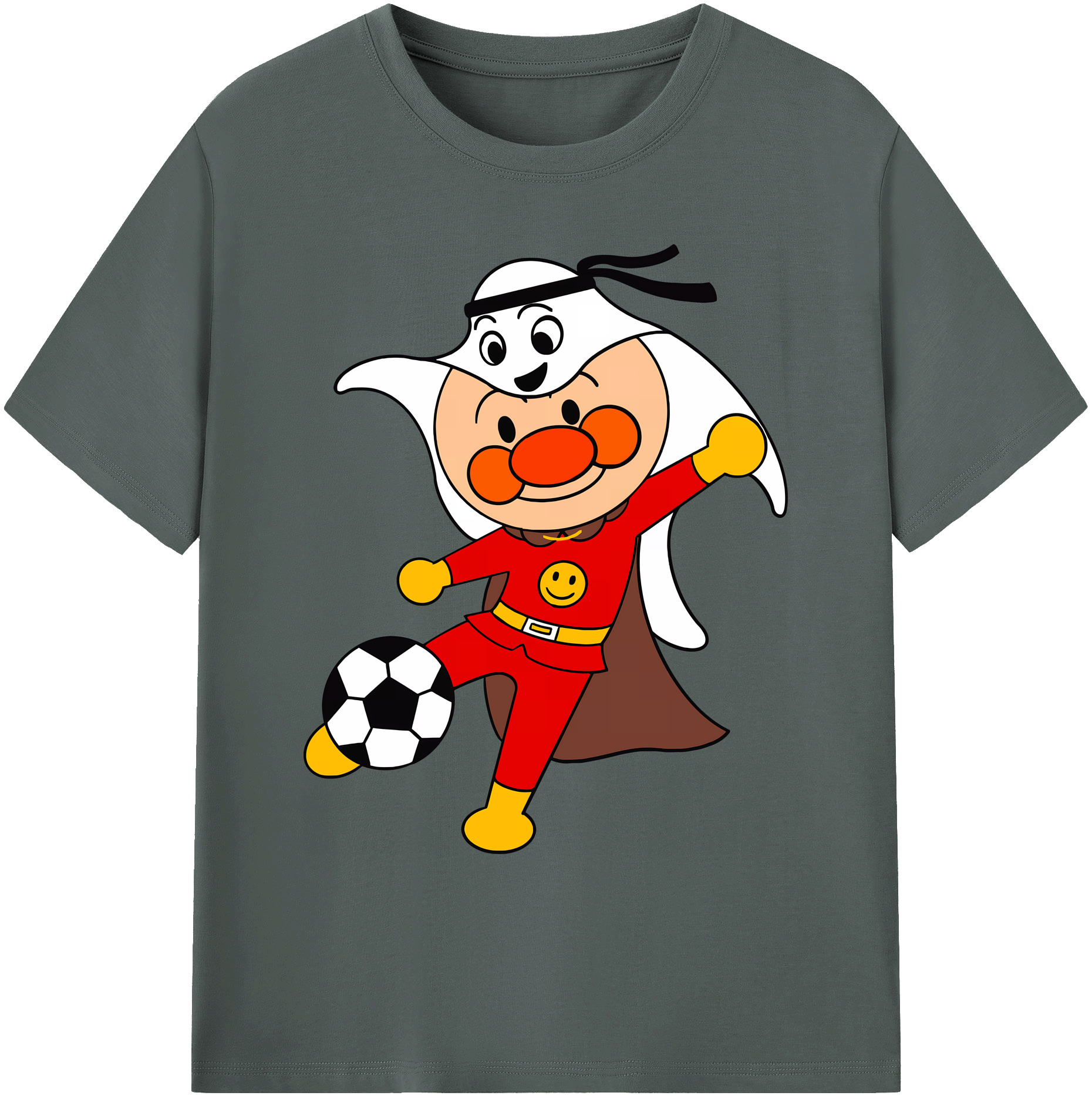 （画像用） アンパンマン Anpanman 綿100％ メンズ半袖Tシャツ｜肌触りやわらか＆通気性